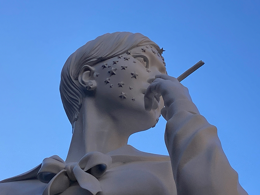 Torch of Desire -52nd Star(仮設のモニュメント1)2020 – 小谷元彦