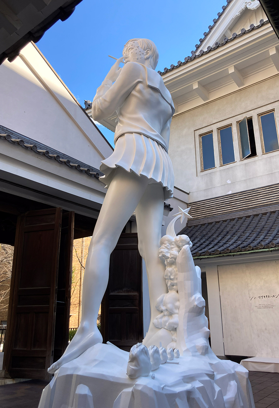 Torch of Desire -52nd Star(仮設のモニュメント1)2020 – 小谷元彦