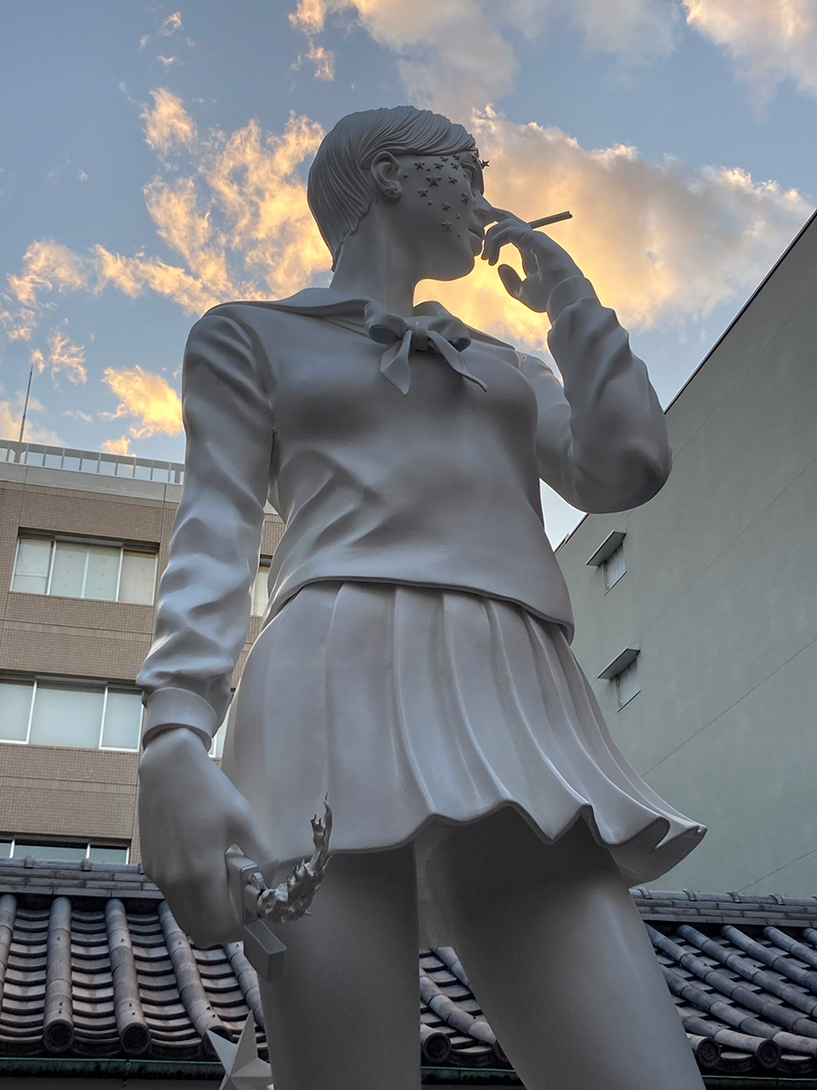 Torch of Desire -52nd Star(仮設のモニュメント1)2020 – 小谷元彦